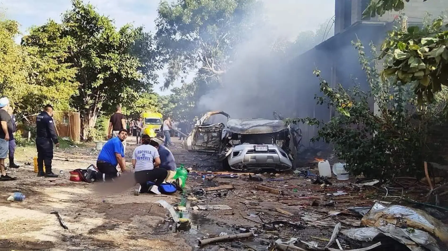 Explosión en Lázaro Cárdenas